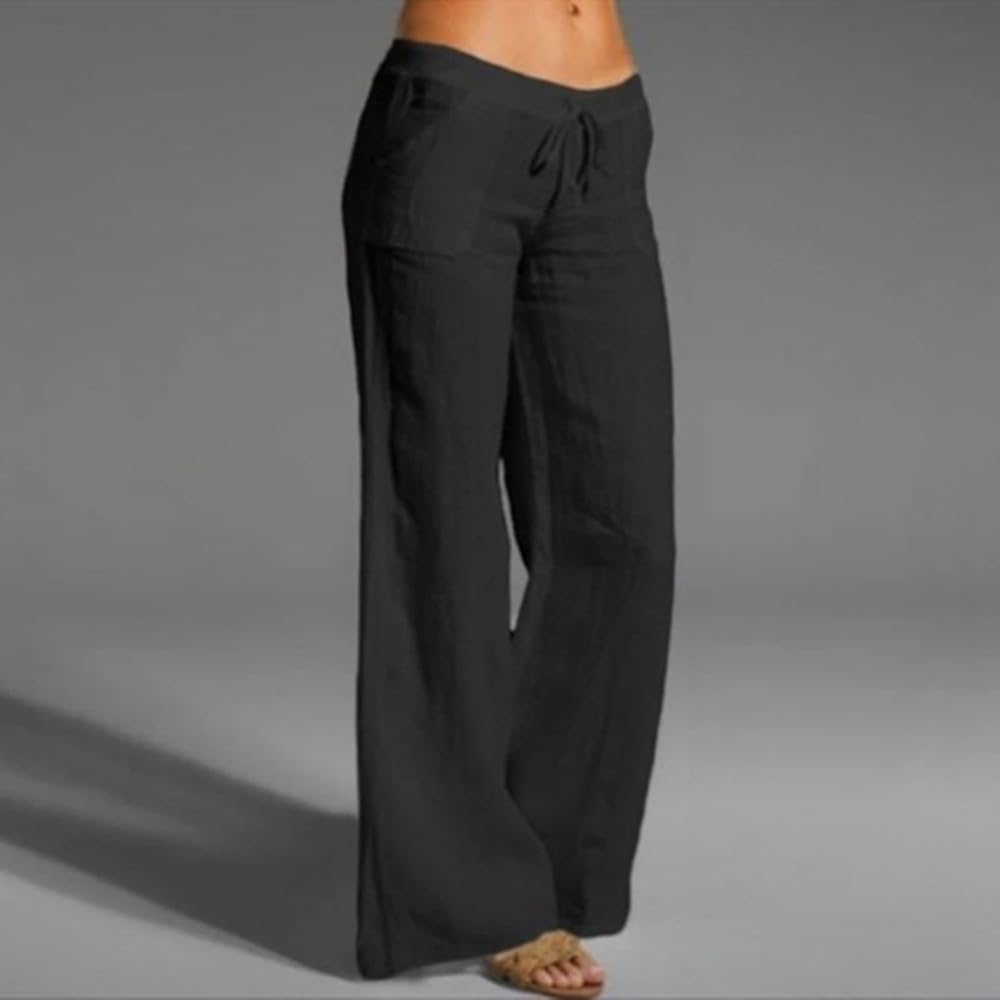 Amazon.com: Linen Pants for Women Wide Leg High Waisted